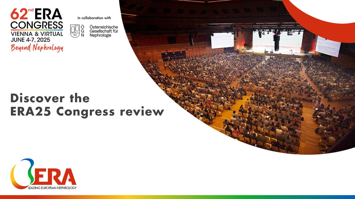 ✨ We’re happy to share the top highlights from #ERA25.
🔍 In this short review, you’ll find Facts &amp; Figures, key points of our Scientific Programme, Top Reviewers recognition, new Council members, and 2025 ERA Awards. Plus, we look back at the Legacy events, health screenings,