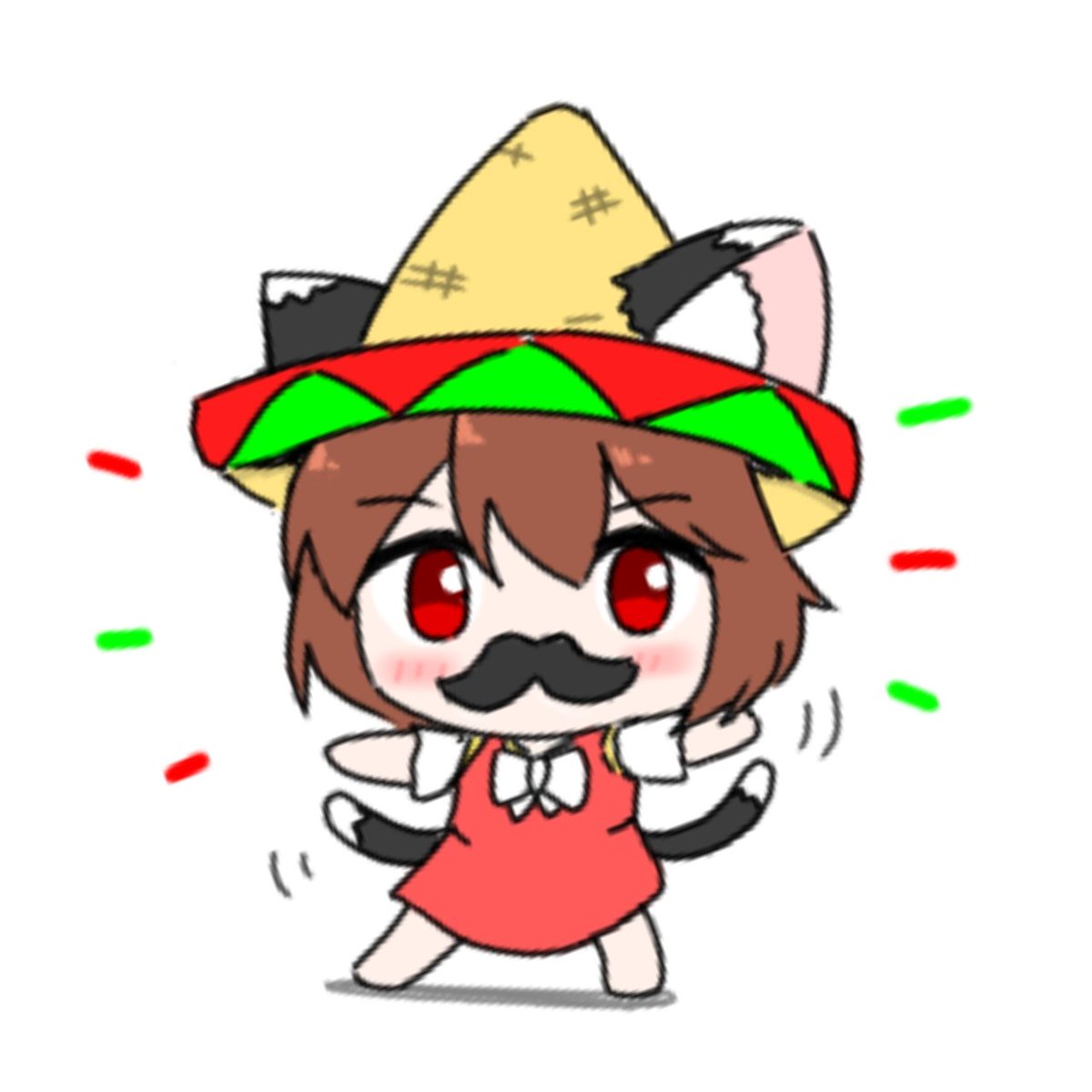 サンブレロ橙ちゃん😺🌮🌮🌮