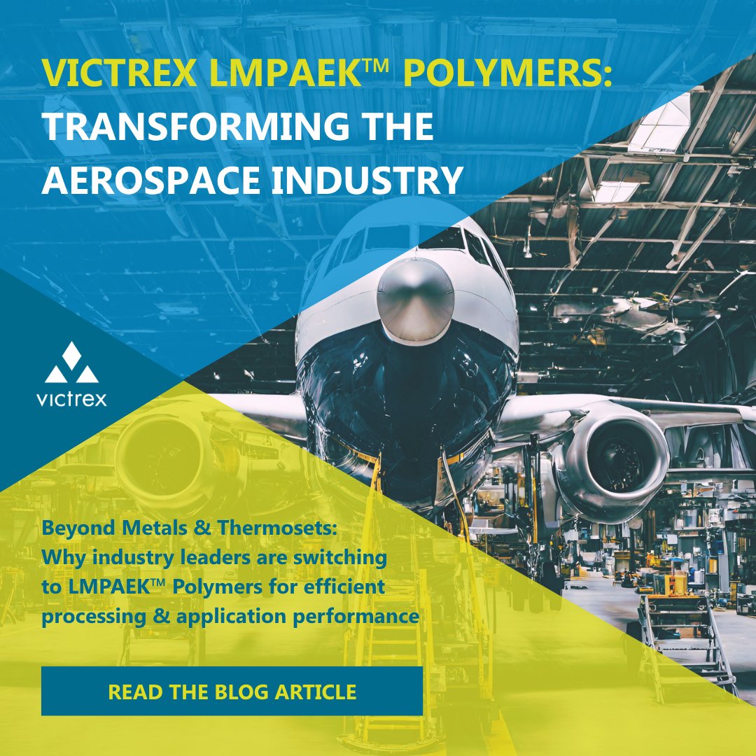 What if composites could do more—with less?
Victrex’s LMPAEK™ polymers are unlocking the art of the possible in aerospace:
✅ Lighter
✅ Stronger
✅ More sustainable
Innovation that flies: 
ow.ly/aYIv50Wl1QK
#LMPAEK #Victrex #composites #aerospace #sustainableaviation
