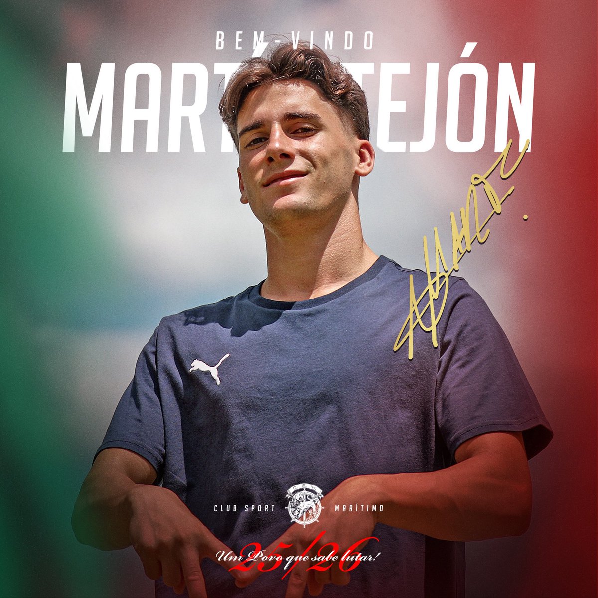 MaritimoMadeira's tweet image. 🇪🇸 Martín Tejón
🗒 21 anos
⚽ Extremo/ Médio

Bem-vindo! 🦁🟢🔴

#CSMaritimo #MartinTejon