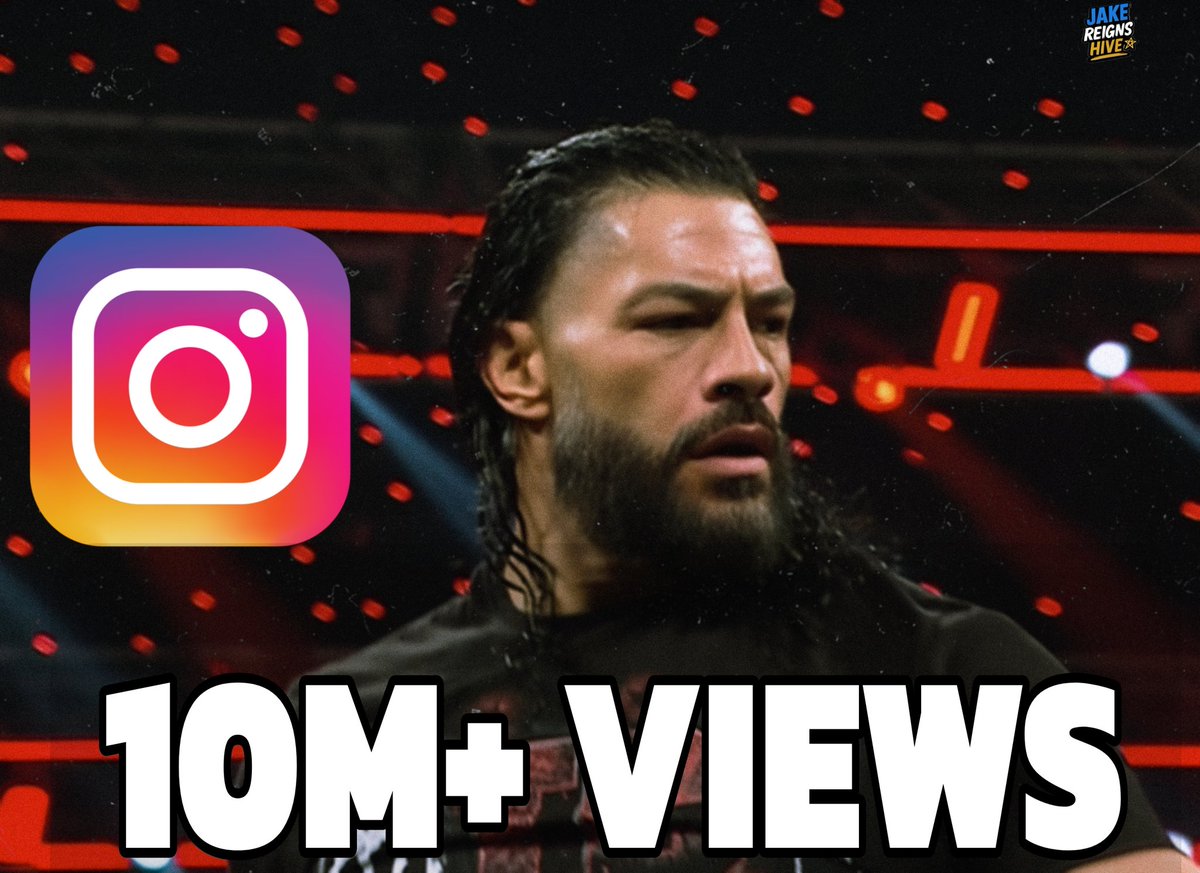 Roman Reigns’ return last night on RAW has already pulled in more than 10 million views on WWE’s Instagram in just about 7 hours.

The biggest draw in pro wrestling is BACK. 🔥☝️