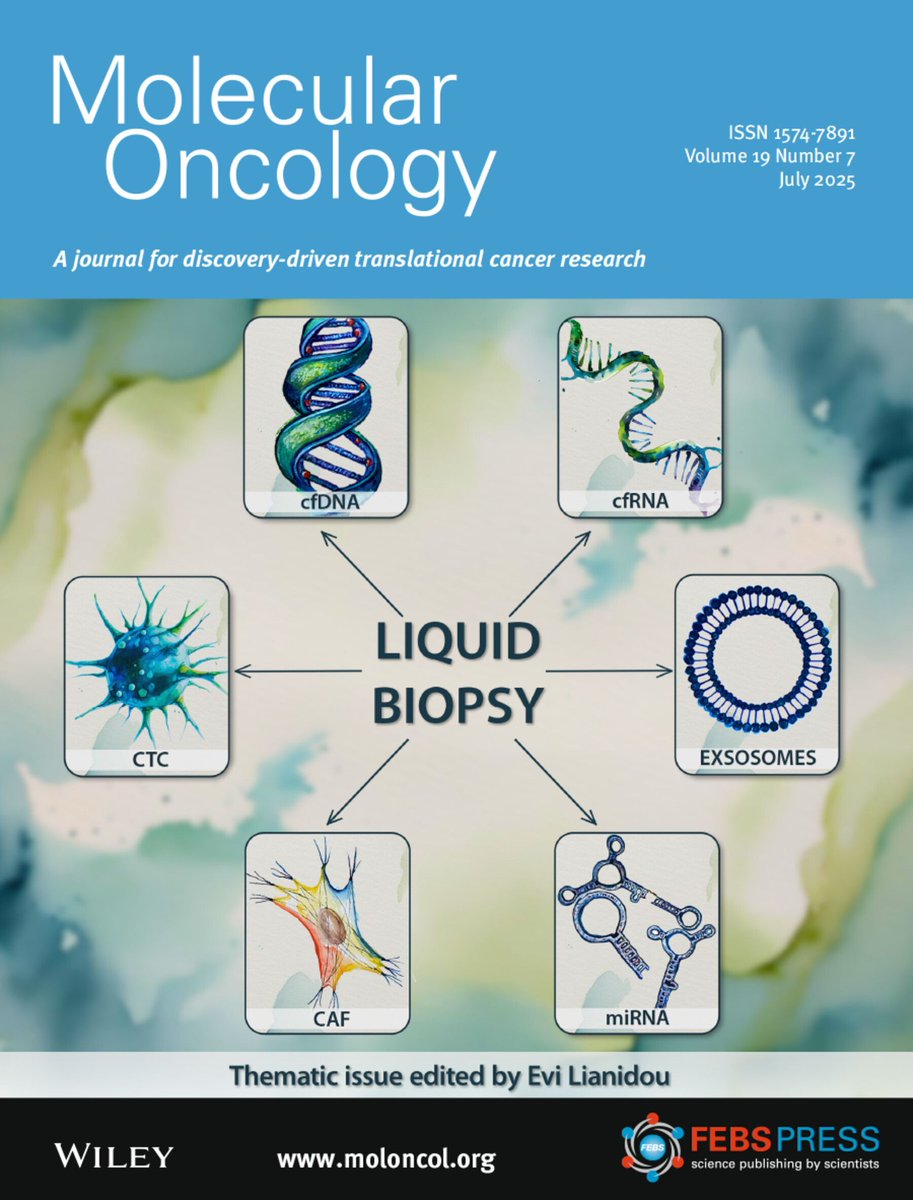 MolOncology's tweet image. 🌅Our July issue is online🌄
🔖Thematic issue on ‘Liquid Biopsy and Precision Oncology’ highlighting diverse approaches utilized in liquid biopsy research & clinical applications
🔓 buff.ly/3I7WAHM
#LiquidBiopsies #ctDNA #CTC #ctDNA #CancerResearch #ClinicalOncology