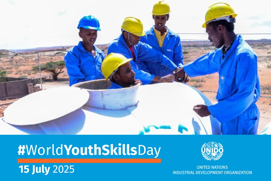 On #WorldYouthSkillsDay, we celebrate the power of hands-on learning and innovation! 🔧

These young technicians in #Somalia, trained with support from <a href="/UNIDOSomalia/">UNIDO Somalia</a>, are gaining critical skills in plumbing, fueling local solutions for global challenges.

#YouthSkills