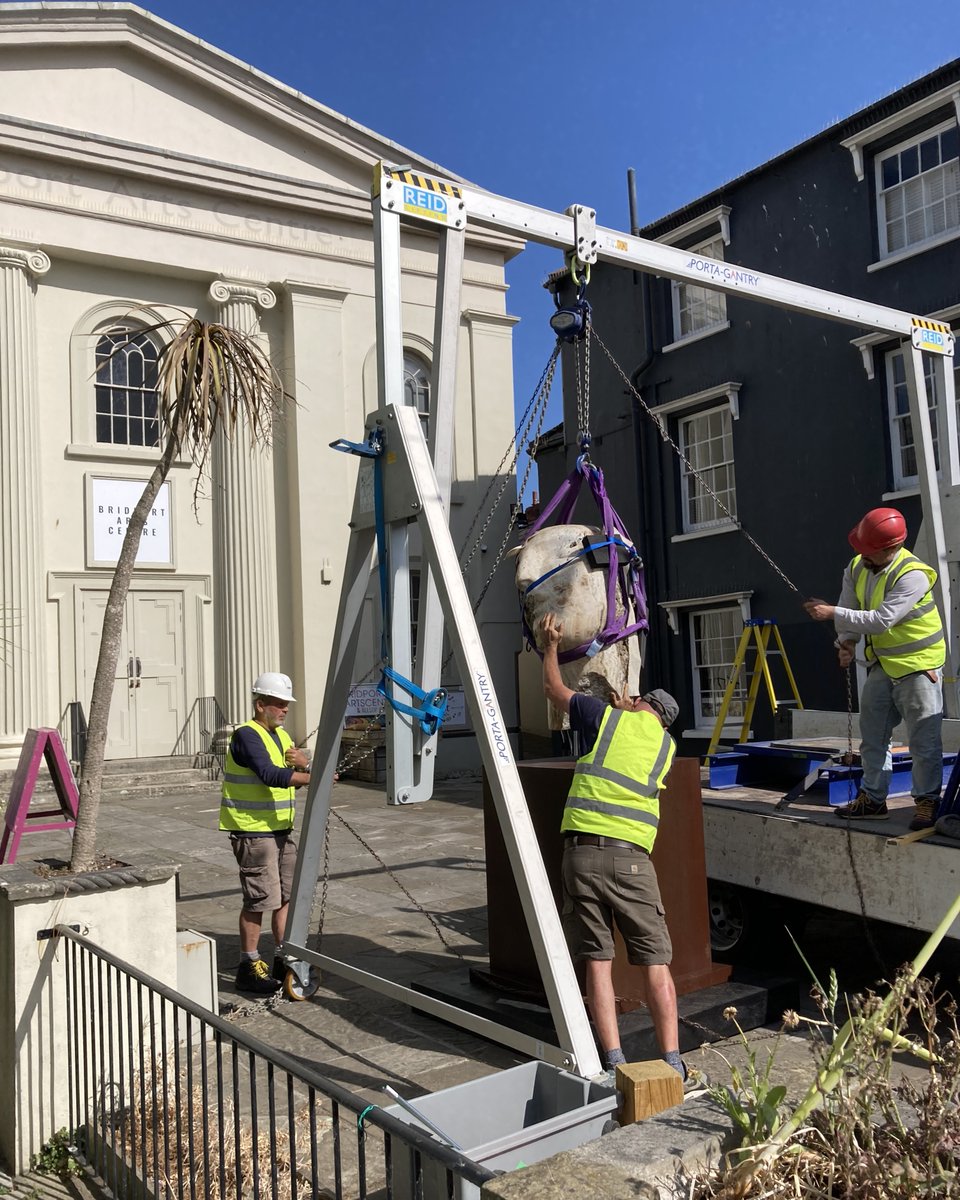 We have a new arrival on the BAC forecourt. We're delighted that Emily Young's ‘Lost Mountain Head I’ (2013) will be on display outside BAC throughout the summer. Sculpted from pyroclastic stone, the large sculpture (H 102cm x W 56 cm x D 101cm) makes an extraordinary impact.