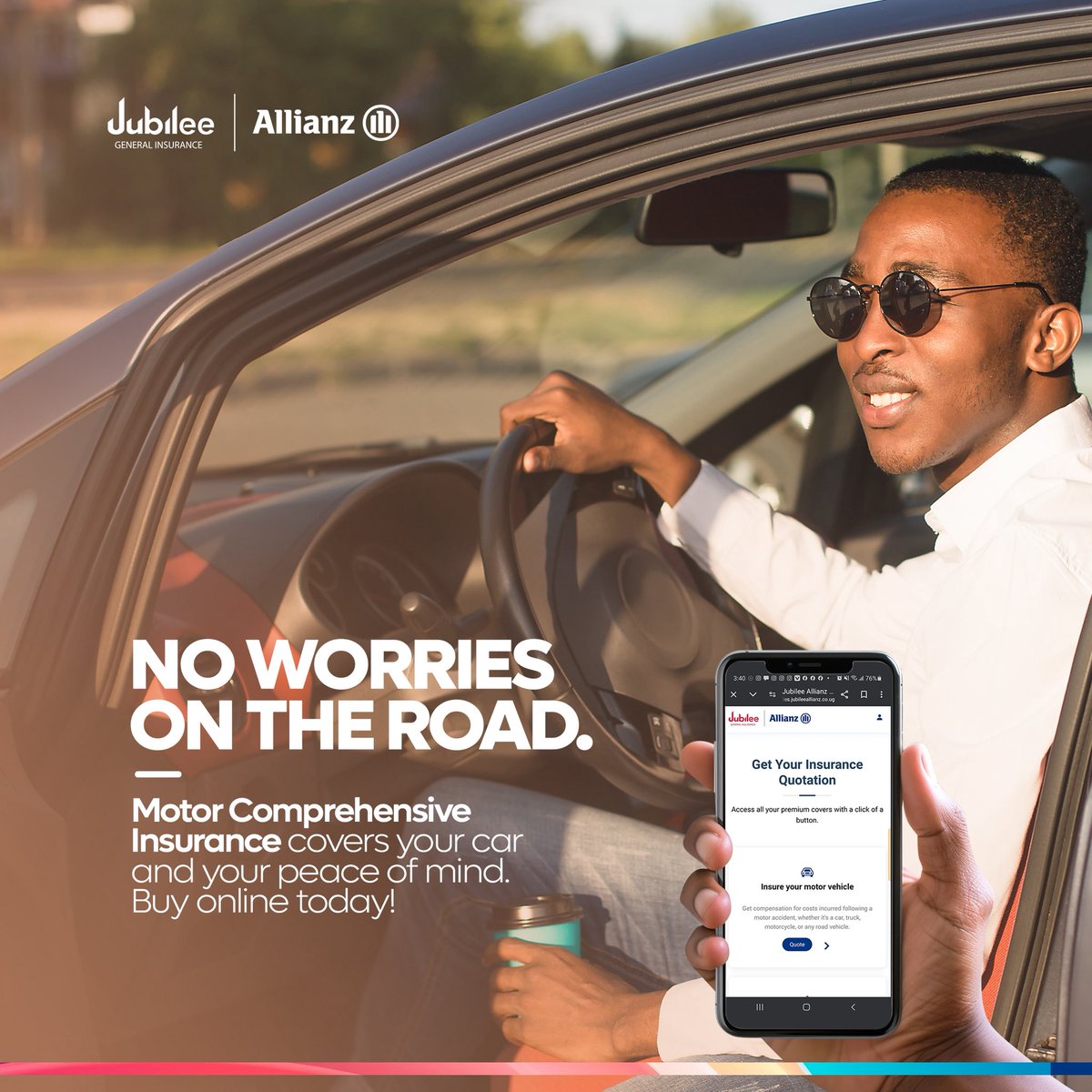 Buy an insurance policy directly from your phone‼️
Log onto our sales portal and buy; a motor comprehensive insurance🚗, travel insurance, traders comprehensive insurance policy , marine cargo insurance, personal accident insurance and professional indemnity.
Simply log in to