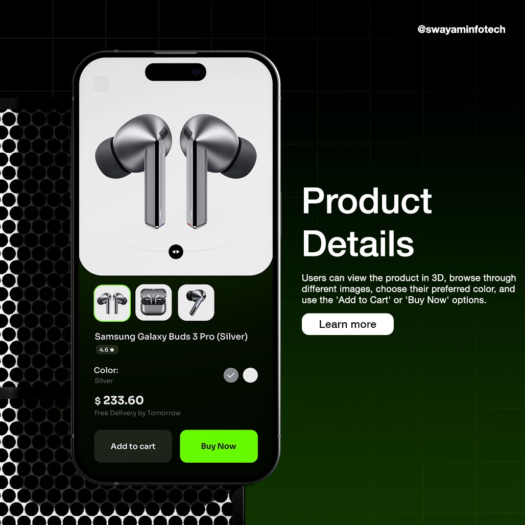 swayaminfotech's tweet image. 🚀 Elevate your business with Swayam Infotech&apos;s online marketplace application🌐, connecting sellers to a vast online audience 👥
.
🌐Visit: swayaminfotech.com/marketplace-se…
.
#marketplaceappdevelopment #marketplacebuyerapplication #mobileappdevelopment #ecommercebusiness #swayaminfotech