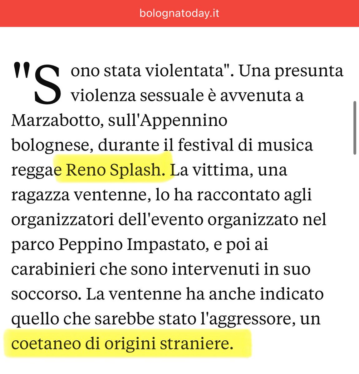 Qual è il colmo per un “festival antirazzista”?

Scoprire, proprio durante l’evento, che la vera “cultura sistemica” presente in Italia è quella degli immigrati.