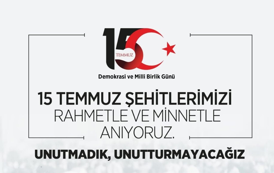 #15TemmuzDestanı  şehitlerimizi rahmetle ve minnetle anıyoruz