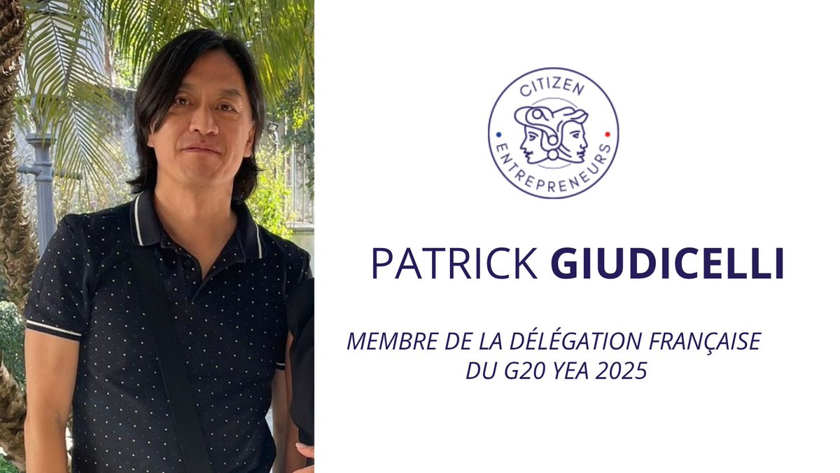 [#DélégationFrançaise du #G20 des #Entrepreneurs à Johannesburg] 🇿🇦🌍

Découvrez notre délégué Patrick GIUDICELLI, Président d’AKIO qui édite Akio.cx, une suite logicielle innovante de gestion des interactions multicanales (CCaaS).
akio.com/fr/