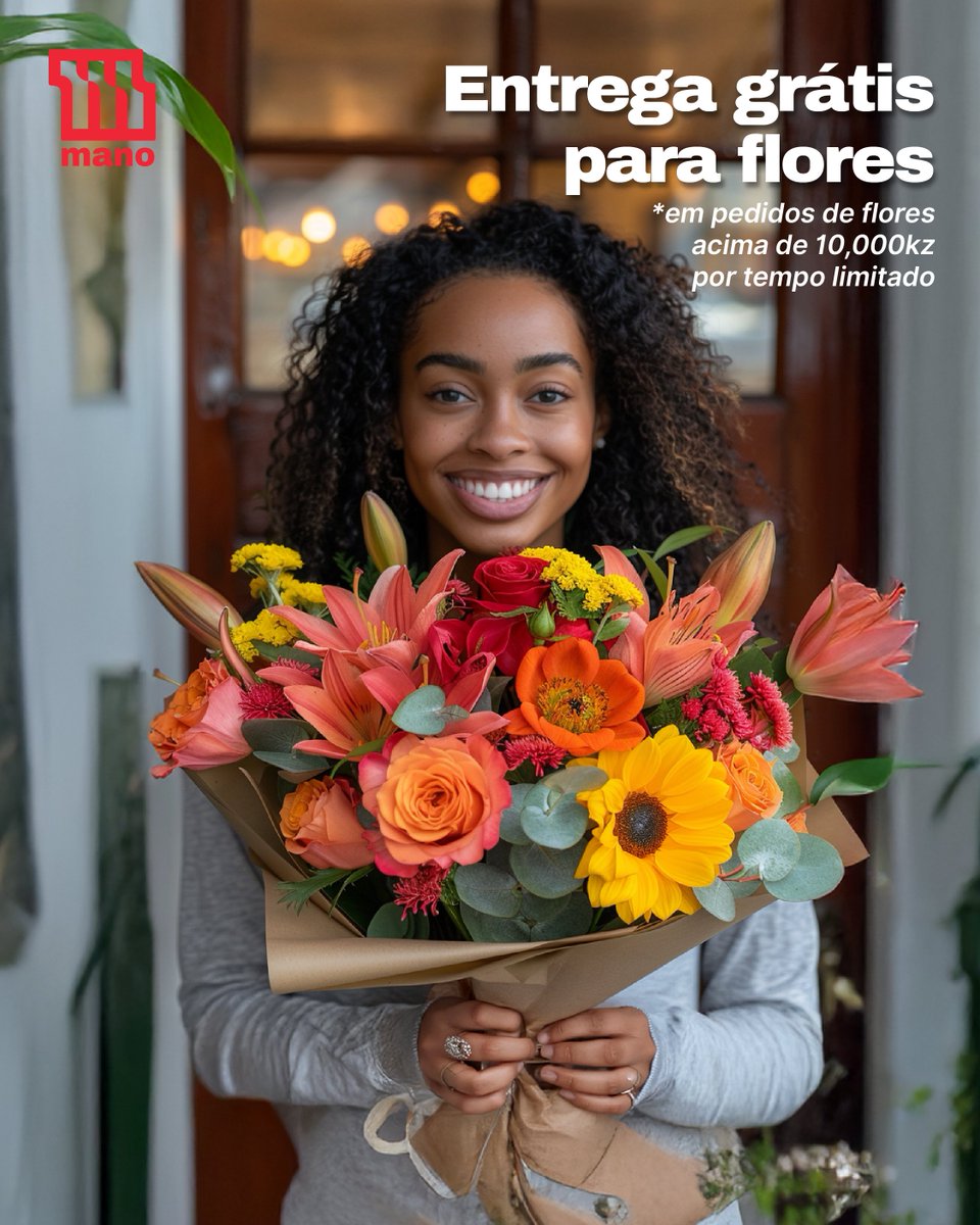 Mandaste flores hoje? Só porque sim. E sem pagar entrega.