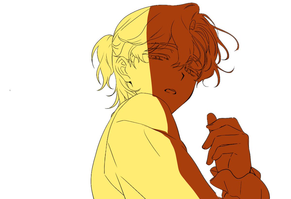 lubyaalnst's tweet photo. Thought I'd share a quick tip for anime-style coloring 😙

1. Start with flat colors.

2. Add bold shadows. (Bold is key!!)

3. Build up the details based on step 2.

4. With a few extra touches, it all starts to look pretty polished! https://t.co/RLxQAtlyR6