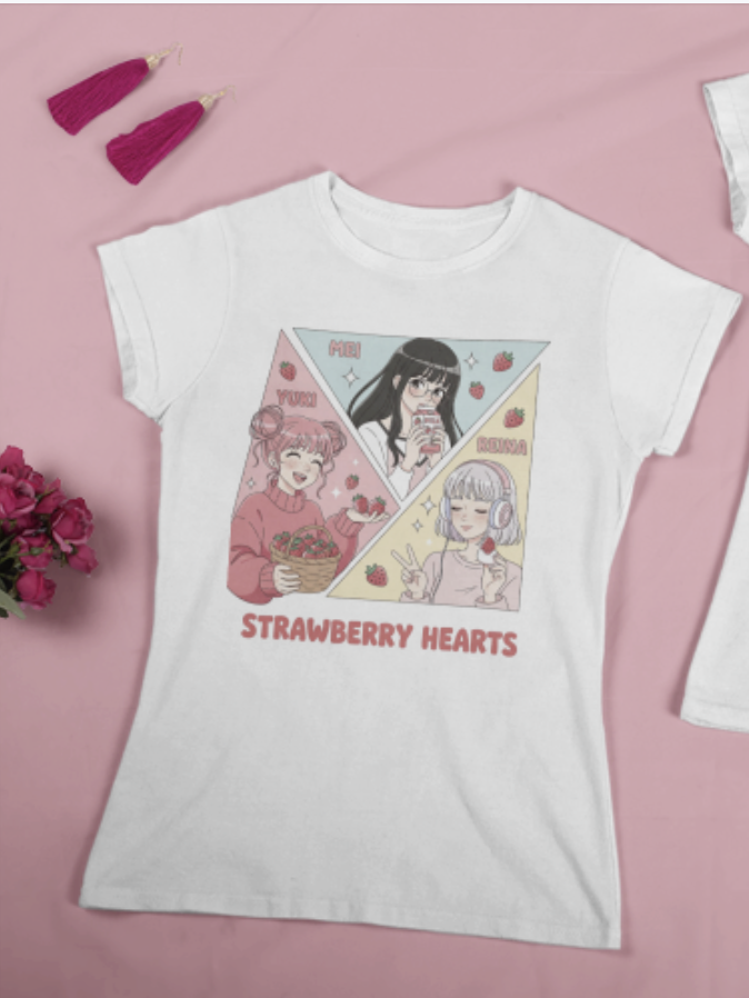 askalany_lina's tweet photo. 🍓✨ Strawberry sweetness meets kawaii anime charm!
Three-panel flat vector design for true strawberry lovers 💕
Now on tees, totes &amp; more!
#KawaiiStyle #StrawberryLovers #AnimeDesign #FlatVector #CuteAesthetic #KawaiiFashion #RedbubbleArtist
👕 https://t.co/T0LfPdrx7b https://t.co/JJolqwb62t
