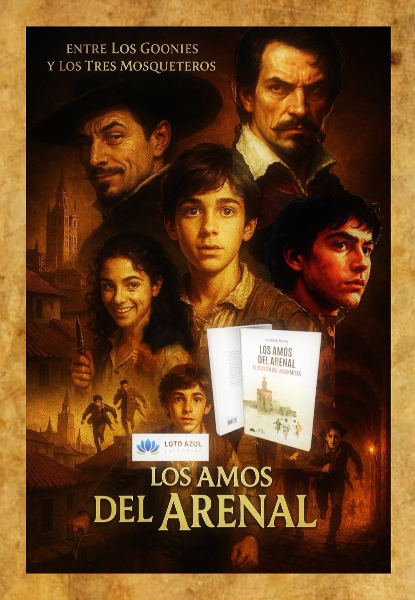 Aventura, amistad, misterio y mucho más.

Entre Los Goonies y Los Tres Mosqueteros. 

Únete a #LOSAMOSDELARENAL

Ua en tu librería más cercana o en
editoriallotoazul.com/libro/los-amos…

#Verano #LecturaRecomendada #bookstagram #SevillaHoy #sevilla #aventura