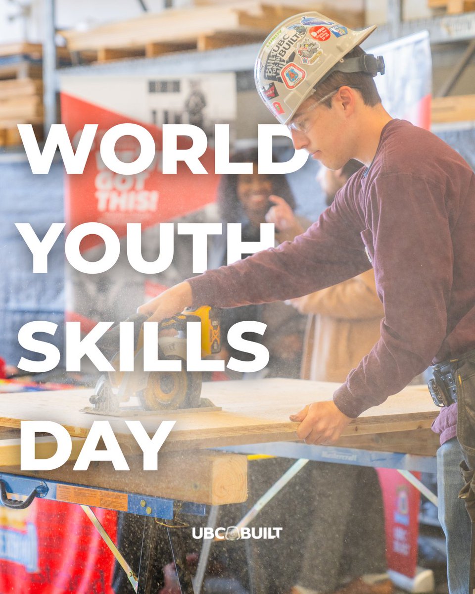They’re not just learning a trade. They’re building a future.🙌
Happy World Youth Skills Day to all the apprentices and young workers shaping our industry and our communities.💪
#UnionProud #WorldYouthSkillsDay #UBCBuilt