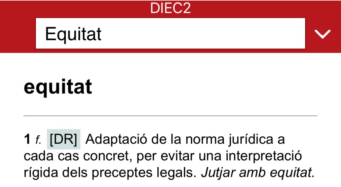 A l’escola no hem de confondre equitat amb igualtat o solidaritat. Equitat és un principi vinculat a la personalització pedagògica i al repartiment de recursos segons necessitats concretes. 
#Mounier #Rancière