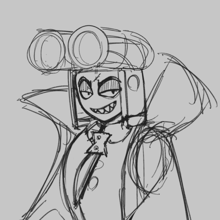 easensutau's tweet image. This guy is way too hard to draw :(