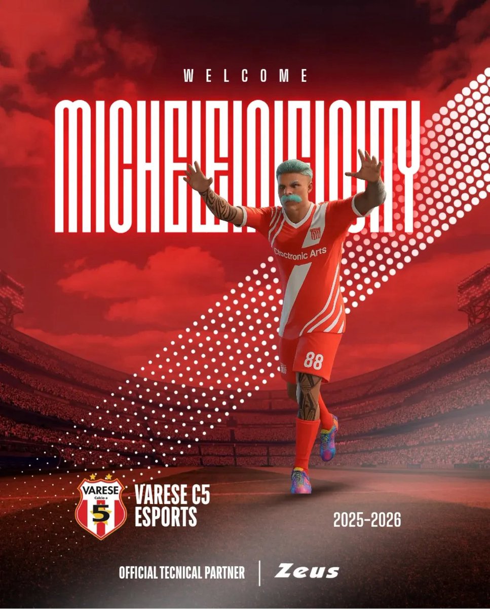 VareseC5 Esports (@varesec5esp) on Twitter photo 🚨⚽️ 🅷🅴🆁🅴 🆆🅴 🅶🅾 ⚽️🚨
W E L C O M E
👤<a href="/88Infinito/">#MicheleInfinity #88</a> ❤️⚪️ in the club.
Mediano Duro e Roccioso, spicca nelle sue doti di palleggio e spacca caviglie.
Un vero portento a centrocampo
<a href="/pctransfermarkt/">🇮🇹 PRO CLUBS TRANSFERMARKT🔍</a> @MERCATO_PROCLUB <a href="/RTproclub/">𝚁𝚃𝚙𝚛𝚘𝚌𝚕𝚞𝚋</a> <a href="/RTAllProClub/">RETWEET ALL PROCLUB</a> <a href="/RT_ProClubs/">RT CLUBS</a> <a href="/RTProClubsITA/">RT Pro Clubs Cross-Play 🇮🇹</a> 🚨⚽️ 🅷🅴🆁🅴 🆆🅴 🅶🅾 ⚽️🚨
W E L C O M E
👤<a href="/88Infinito/">#MicheleInfinity #88</a> ❤️⚪️ in the club.
Mediano Duro e Roccioso, spicca nelle sue doti di palleggio e spacca caviglie.
Un vero portento a centrocampo
<a href="/pctransfermarkt/">🇮🇹 PRO CLUBS TRANSFERMARKT🔍</a> @MERCATO_PROCLUB <a href="/RTproclub/">𝚁𝚃𝚙𝚛𝚘𝚌𝚕𝚞𝚋</a> <a href="/RTAllProClub/">RETWEET ALL PROCLUB</a> <a href="/RT_ProClubs/">RT CLUBS</a> <a href="/RTProClubsITA/">RT Pro Clubs Cross-Play 🇮🇹</a>