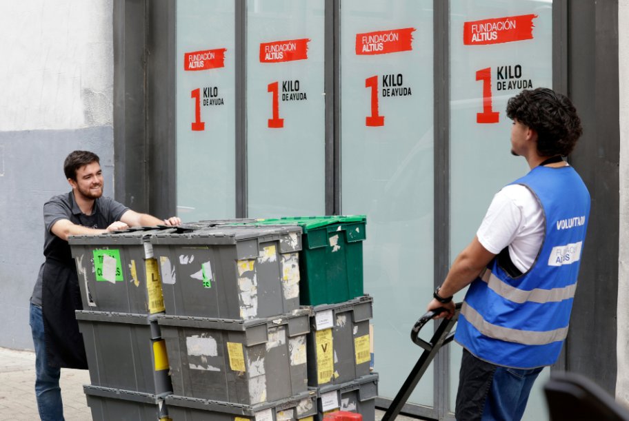 Más de 45 entidades sociales reciben productos básicos gracias al Mercado #1kilodeayuda.

Una red solidaria que amplía su impacto con la ayuda de voluntarios, empresas y donaciones 🙌
fundacionaltius.org/el-mercado-1-k…

#Solidaridad #Voluntariado