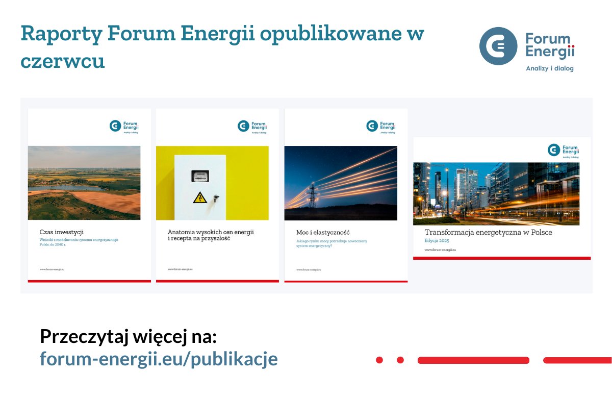 Forum Energii (@forumenergii) on Twitter photo Choć lato w pełni, <a href="/ForumEnergii/">Forum Energii</a> – podobnie jak transformacja energetyczna – nie zwalnia tempa.
Czerwiec i początek lipca to intensywny czas: opublikowaliśmy 4 raporty odpowiadające na kluczowe wyzwania transformacji.
📚 Wszystkie dostępne na stornie: forum-energii.eu/publikacje Choć lato w pełni, <a href="/ForumEnergii/">Forum Energii</a> – podobnie jak transformacja energetyczna – nie zwalnia tempa.
Czerwiec i początek lipca to intensywny czas: opublikowaliśmy 4 raporty odpowiadające na kluczowe wyzwania transformacji.
📚 Wszystkie dostępne na stornie: forum-energii.eu/publikacje