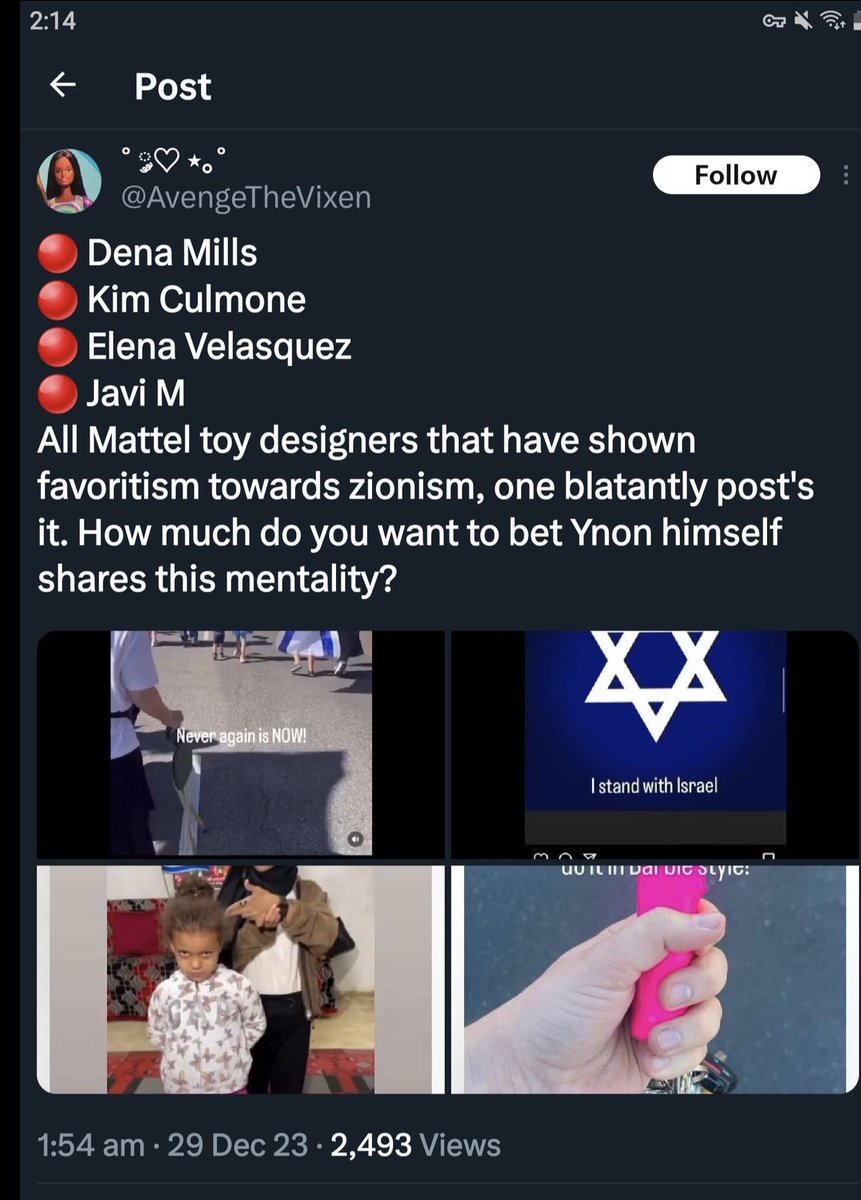 DroidJurassic's tweet photo. @solusrj Thanks for the mention! Now id like to see you tweet about why i ACTUALLY think this instead of an immature reply. Ignoring the quality of the toys, Mattel is objectively Zionist. They’re ceo and a handful of designers are pro Israel. https://t.co/bKl0yVwwAX