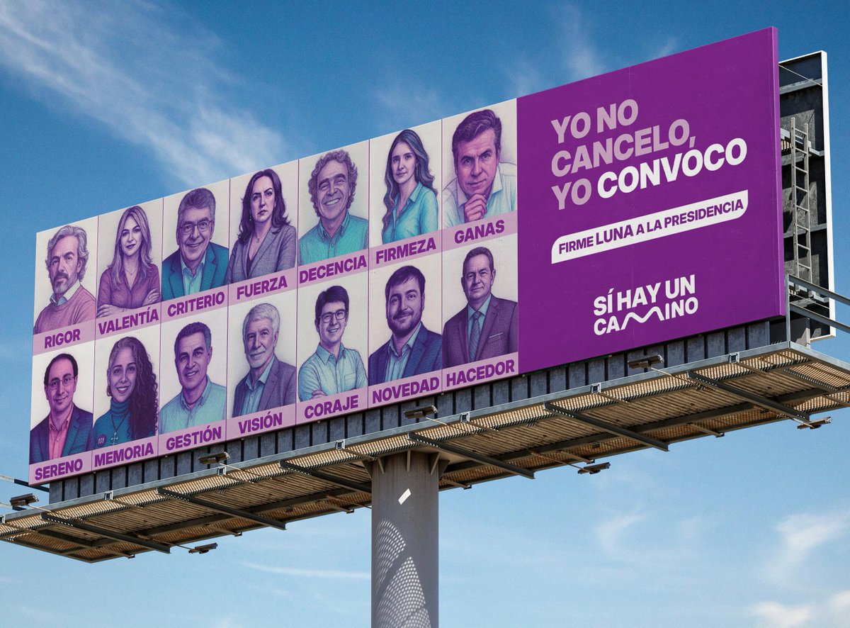 Gustavo Gómez Córdoba (@gusgomez1701) on Twitter photo "Yo no cancelo, yo convoco", dice la nueva valla de <a href="/lunadavid/">David Luna</a>, en la que no hay imágenes de él, sino de otros precandidatos de todas las corrientes. Cada uno está descrito con una palabra. ¿Usted que opina de esta propuesta? Cuente. "Yo no cancelo, yo convoco", dice la nueva valla de <a href="/lunadavid/">David Luna</a>, en la que no hay imágenes de él, sino de otros precandidatos de todas las corrientes. Cada uno está descrito con una palabra. ¿Usted que opina de esta propuesta? Cuente.