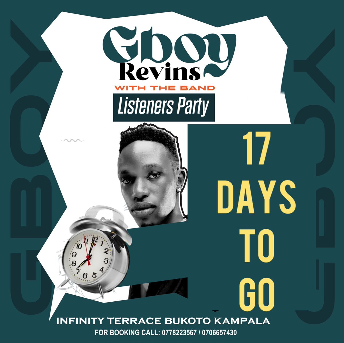 gboyrevins's tweet image. 17 days to go… have you purchased your Ticket and or Table?😊😊🤝😁 for the #GBOYListenersParty on 2nd August