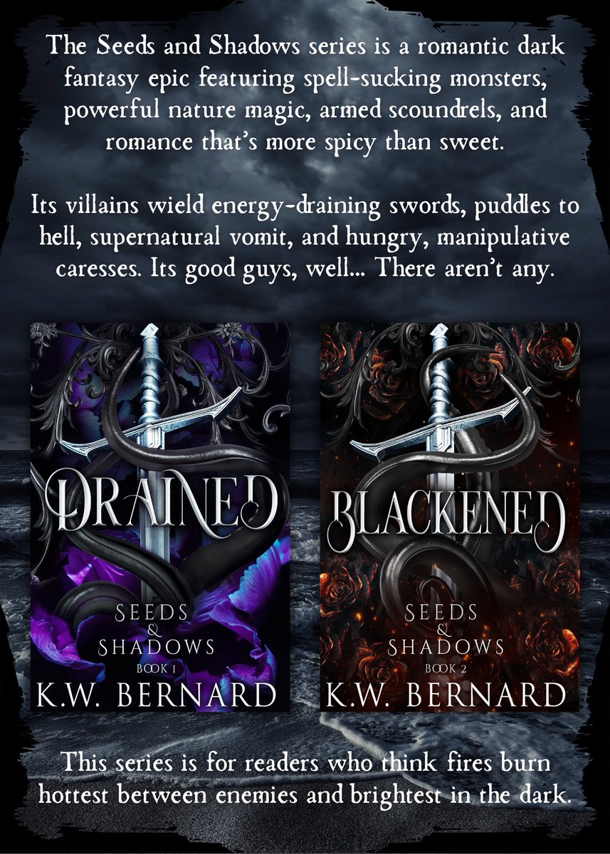 Today is the last day to get Drained for $0.00. Blackened comes out Saturday! 

#DarkFantasy #DarkRomance #Fantasy #DarkRomantasy #ParanormalRomance #MonsterRomance #5amWritersClub