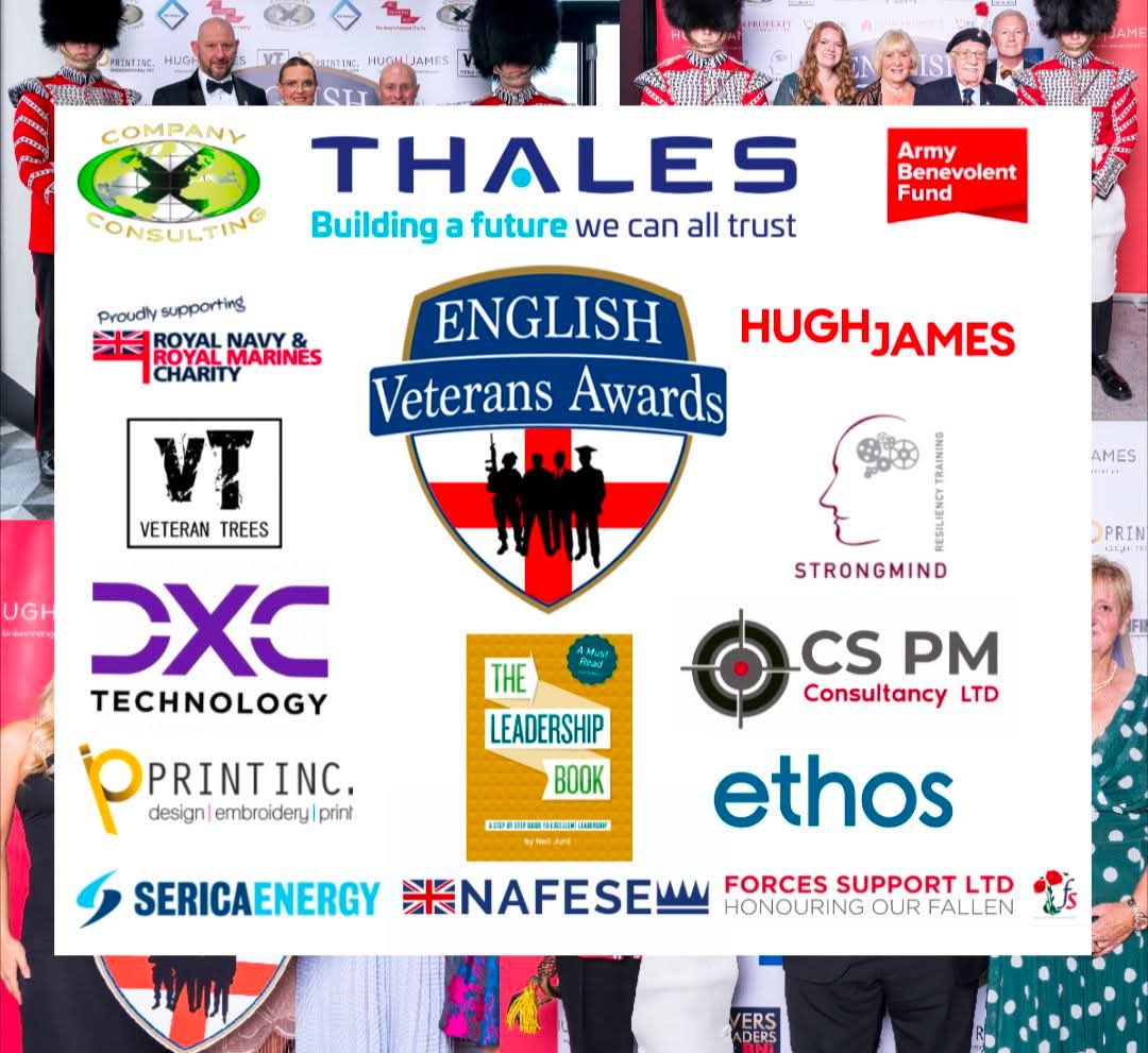 ⭐ The English Veterans Awards - Last 4 weeks to apply or nominate ⭐

Rewarding, Organisations, Veterans &amp; Reservists from all aspects of our community  &amp; those all important volunteers who live, work or are based in England  🏴󠁧󠁢󠁥󠁮󠁧󠁿

Apply or Nominate Here👇
 veteransawards.co.uk/english-vetera…