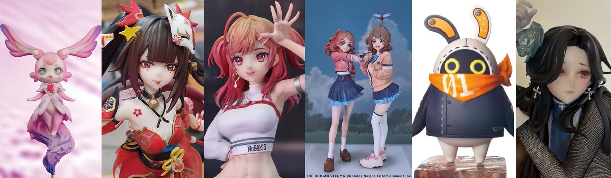 figure_forest's tweet image. #WF2025S
#ワンフェス2025夏
あと1週弱!工房の皆さん頑張ってる!!
卓番4-31-03!!「左手工房」の出展作です!
「崩壊:スターレイル」から
ミュリオン:3,000円
原型:Lilim111(@King_SeungH )さん
花火:19,000円
原型:Maeng‗ii(@Maeng_ii )さん
「hololive」から…