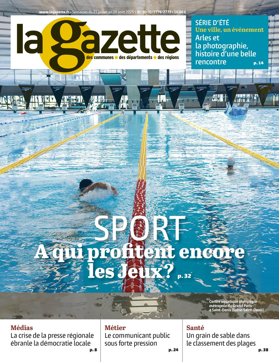 Julien Moulin (@julien_moulin) on Twitter photo Nouvelle #couv de <a href="/Lagazettefr/">La Gazette des communes</a> : #sport A qui profitent encore les #JO2024 ? #Paris2024 par <a href="/pikodav/">David Picot</a> + La crise de la #PQR ébranle la démocratie locale par <a href="/MathildeElie/">Mathilde Elie</a> + Notre reportage à #Arles et ses rencontres de la #photographie par <a href="/garriguesA/">Arnaud Garrigues</a> Nouvelle #couv de <a href="/Lagazettefr/">La Gazette des communes</a> : #sport A qui profitent encore les #JO2024 ? #Paris2024 par <a href="/pikodav/">David Picot</a> + La crise de la #PQR ébranle la démocratie locale par <a href="/MathildeElie/">Mathilde Elie</a> + Notre reportage à #Arles et ses rencontres de la #photographie par <a href="/garriguesA/">Arnaud Garrigues</a>