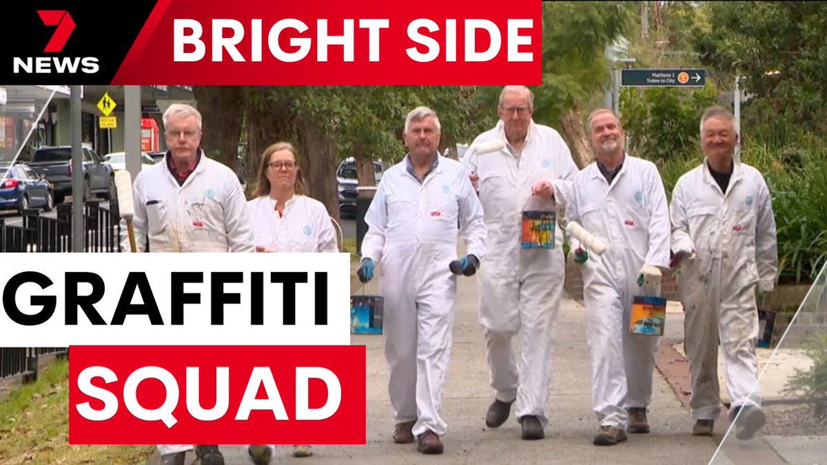 The passionate graffiti squad, an army of determined retirees armed with paint cans and brushes, is quietly marching Sydney’s northern suburbs, waging war on vandalism one fence at a time. youtu.be/DcaIIpVi3Kw #7NEWS