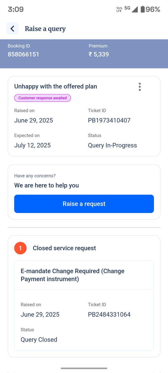 kalpesh15siroya's tweet photo. @policybazaar 29th june refund request kiya aaj 17 day ho gaye abhi tak nahi aaya, itna chota sa amount refund karne me itna time lag raha hai, or advertising kartye ho claim ke time pe aapke sath @jagograhakjago @PMOIndia @AmitShah https://t.co/UqLAyQ9NBY