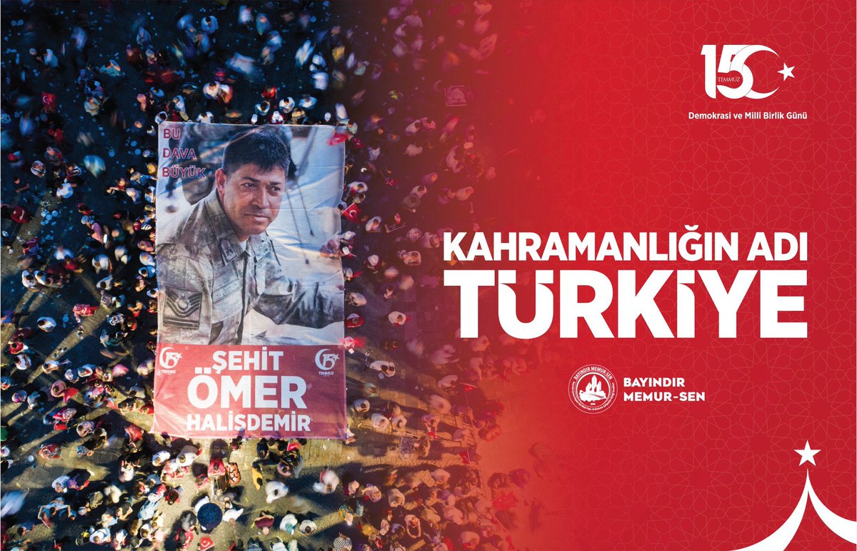 Rahmet ve Minnetle 
Ruhları şad olsun
#15TemmuzDestanı