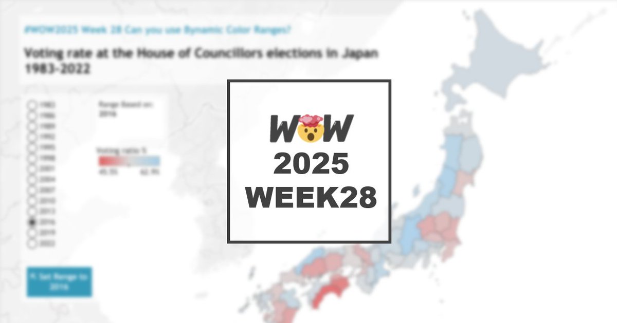 pyonpyon_tab's tweet image. #WOW2025 Week28の「#私の場合」の手順をアップしました。新機能のダイナミックカラーレンジを勉強できます!ボーナス部分はいろんな実装方法がありそうなので、1例として参考にしてもらえれば🥰
🔗note.com/vast_cosmos21/…
#Tableau #DATAsaber