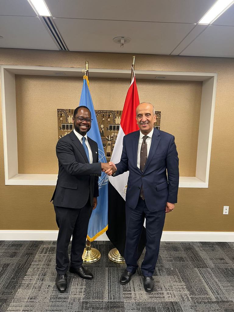 POLAStoUNNY's tweet photo. I had a very fruitful discussion today with Themba Kalua Director of the team for #PactoftheFuture implementation at the Executive office of the Secretary General.
We exchanged views on key priorities and steps forward aiming at achieving an effective implementation of the Pact of the Future in a way that ensures collective actions and solidarity to fulfil the Pact’s commitments with the view of leaving no one behind.