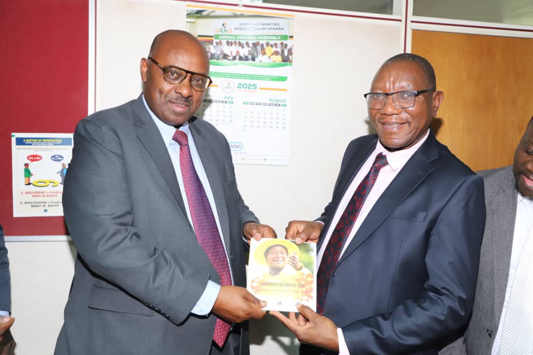 aidscommission's tweet image. Today, the Uganda AIDS Commission team, led by the Director of Finance & Accounts, Quinto Rwotoyera, met the Permanent Secretary - Ministry of Local Gov't, Ben Kumumanya, to discuss, on behalf of the DG, strategies for collaboration & partnership to strengthen HIV interventions…