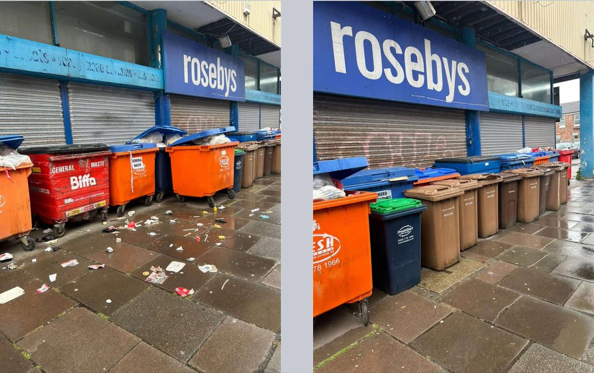 Ugly overflowing bin fest on King Street by Southport Market

qlocal.co.uk/southport/news…

<a href="/seftoncouncil/">Sefton Council</a>