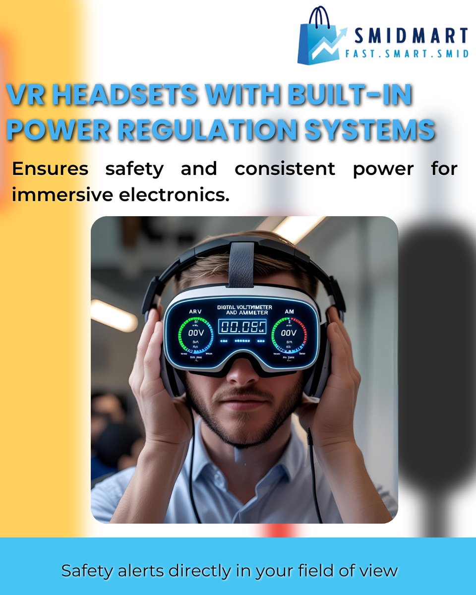 smidmart90240's tweet image. Imagine a world where your voltmeter and ammeter aren’t handheld devices anymore... but seamlessly integrated into your AR/VR headset.

To Know more  visit  Us At Smidmart:  zurl.co/2aB4W 

#virtualreality#ARVRTech  #DigitalMeasurement #PowerSystems  #Smidmart #Smidnya