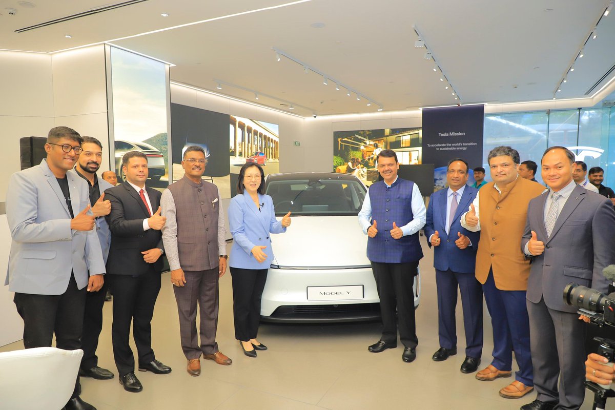 #Inauguration of #India's first '#Tesla Experience Centre'