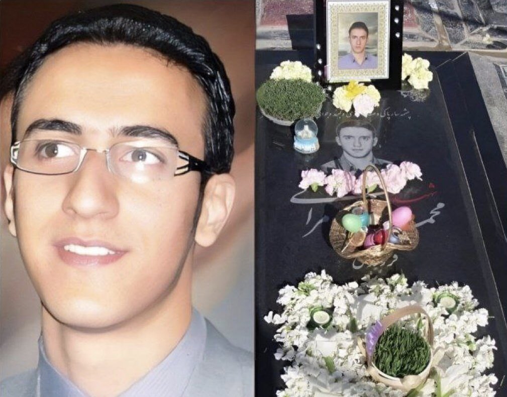 بیگناهانی که در کهریزک به قتل رسیدند. 

فرزند ایران، #محمد_کامرانی ۱۸ ساله در قیام هیجده تیر ۸۸، دستگیر و به کشتارگاه کهریزک منتقل شد و با حکم سعید مرتضوی جلاد زیر شکنجه قرار گرفت و در تاریخ ۲۴ تیرماه به قتل رسید.