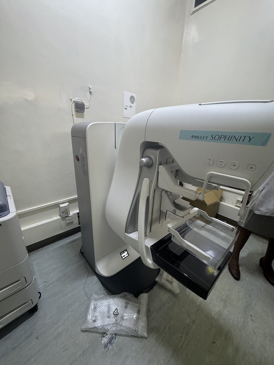 This week we are launching the Mammogram in Kisumu Dala City

It’s the best model in the global market. 

Manufactured January 2025. 

Look how low it can go to accommodate those in wheelchairs and different height. 

I love the comfort feature to make it less painful.