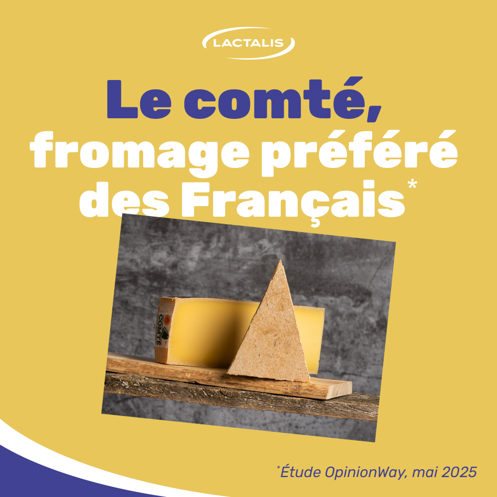 Le Comté, roi des fromages français 🇫🇷
Selon une étude @OpinionWay, il est plébiscité par 44 % des Français, devant le Camembert (31 %) et le Brie (24 %).
🧀 Chez Lactalis, nous perpétuons cette tradition pour faire rayonner la France dans le monde
👉 opinion-way.com/wp-content/upl…
