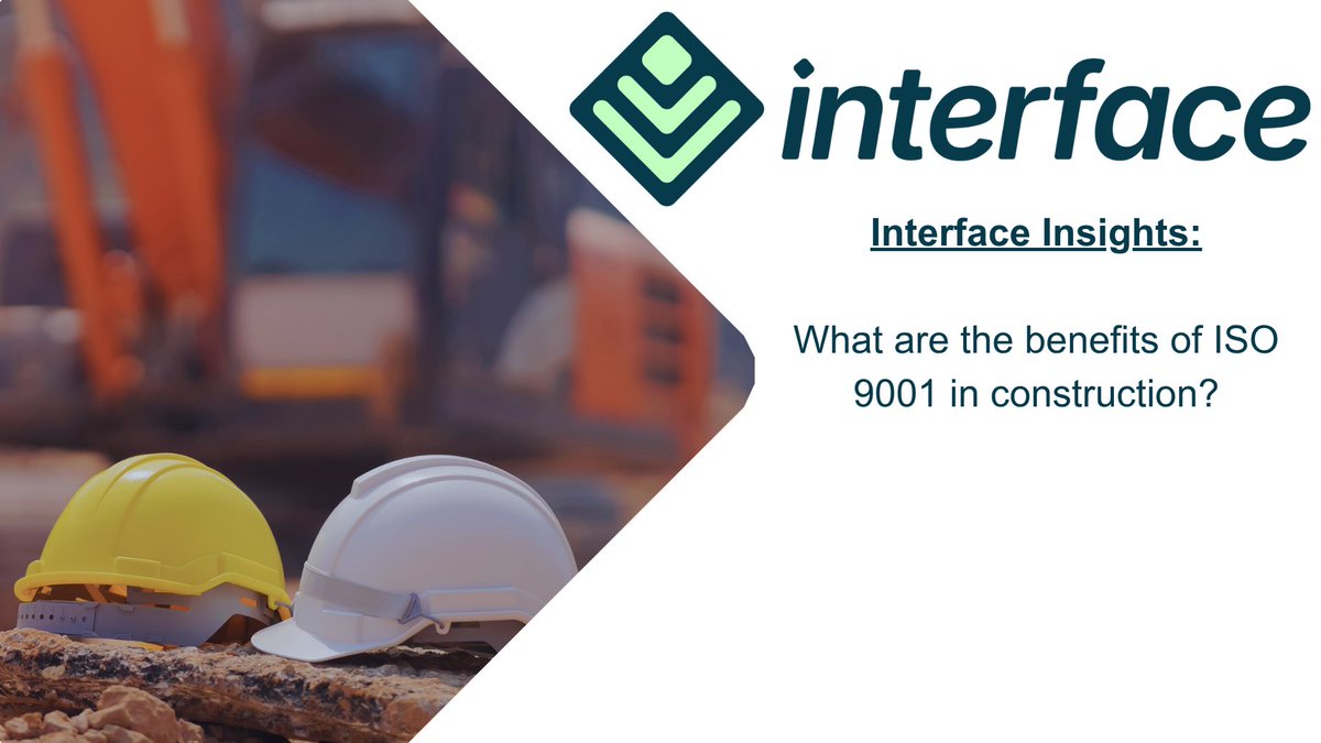 🦺 What are the benefits of ISO 9001 in construction?

Read our latest blog post to find out today!

interface-nrm.co.uk/interface-insi…

#Interfacenrm #ISO9001 #UKASAccredited #Employeeowned #ISO9001Certification #Construction #Business #Blog #ConstructionBusiness #Quality #QMS