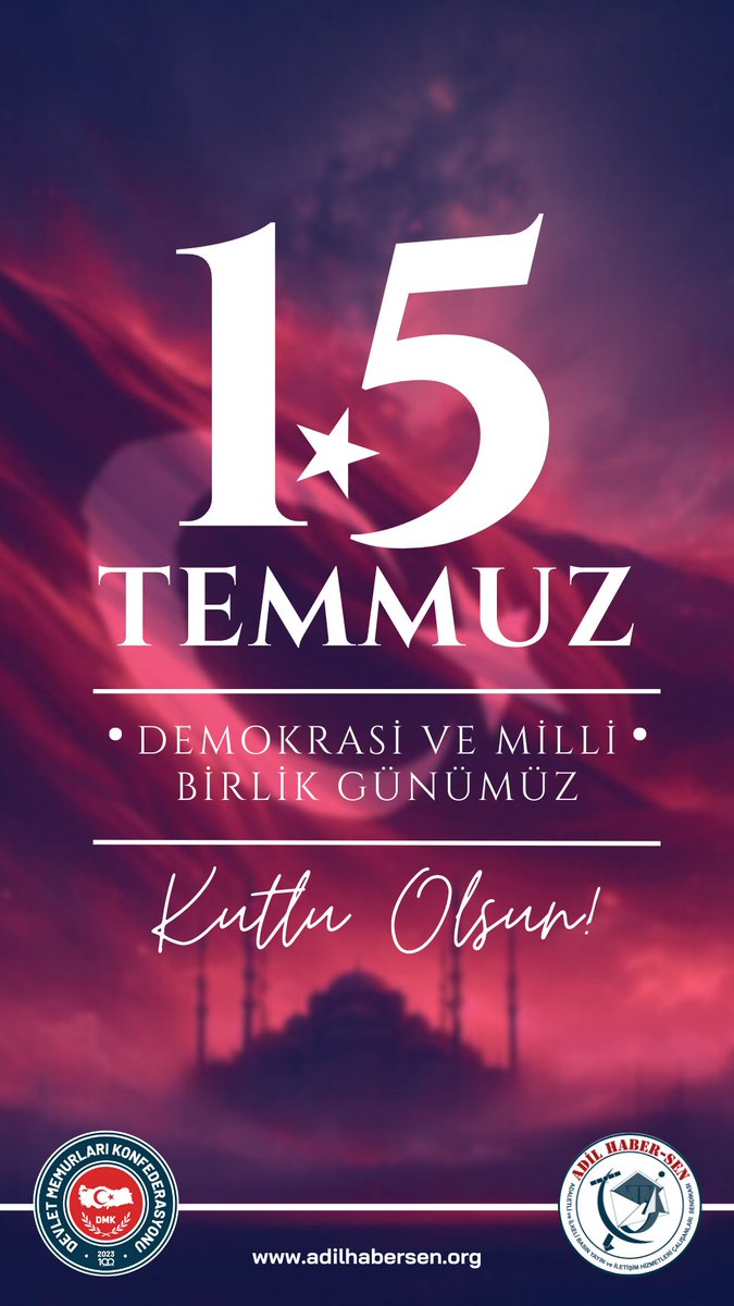 #15Temmuz
#AdilHaberSen
#DeğişimSeninleBaşlar
#DevletMemurlarıKonf
#YeniNesilSendikacılık