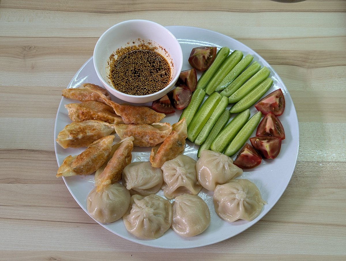 Diese Dumpling-Formation wird sich jetzt rücksichtslos in die Magengrube installiert #MampfenMitMarkus