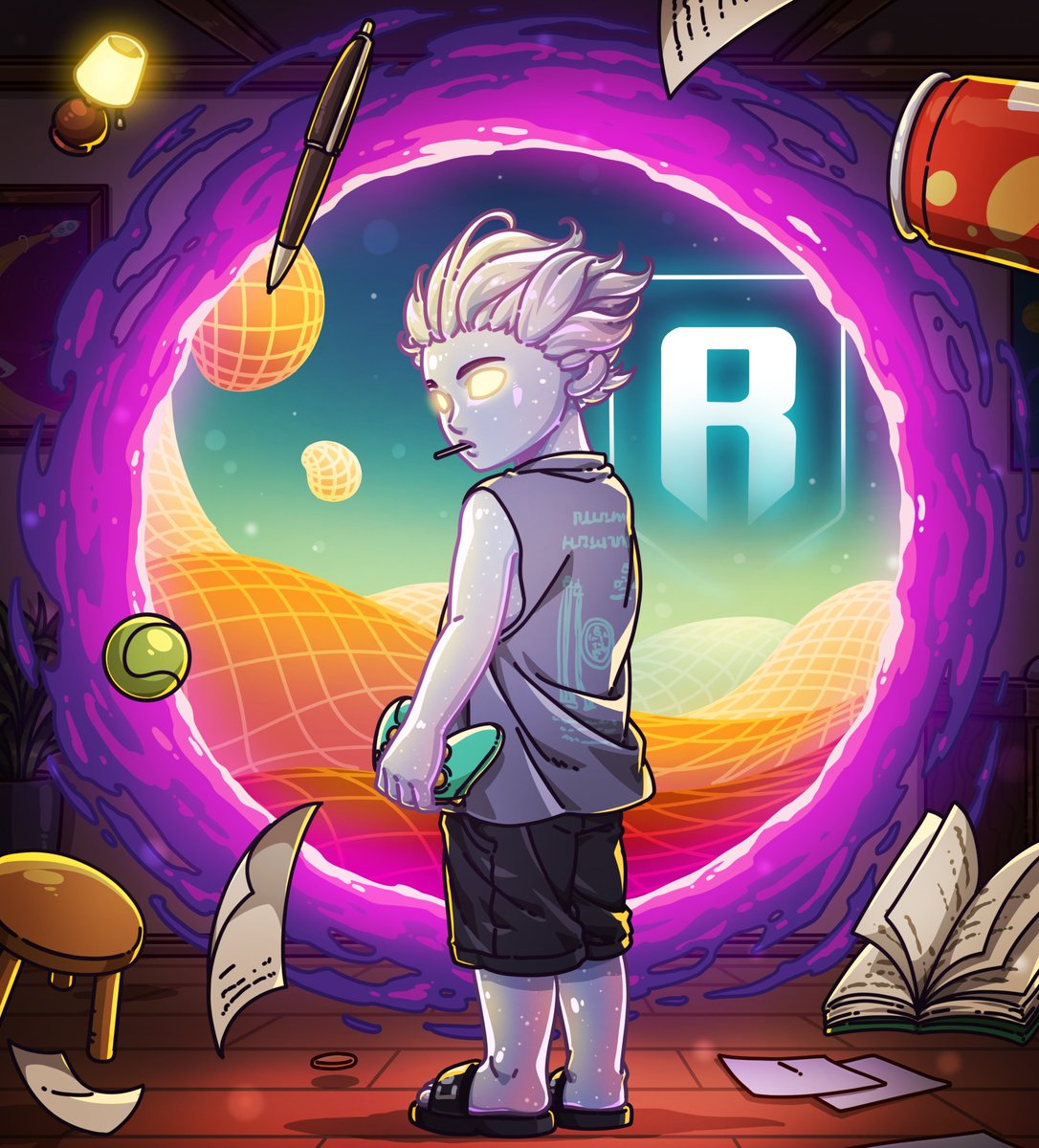 9FStudioArt's tweet image. GM 🫡
Eyes glowing. World loading. Let’s begin. 🎮
Commissioned by: @eth_apple
Thank you for letting us be a part of building your brand.
—————————————————
Creative Agency for Web3 | Art, memes, animation, UX/UI, Web & more.