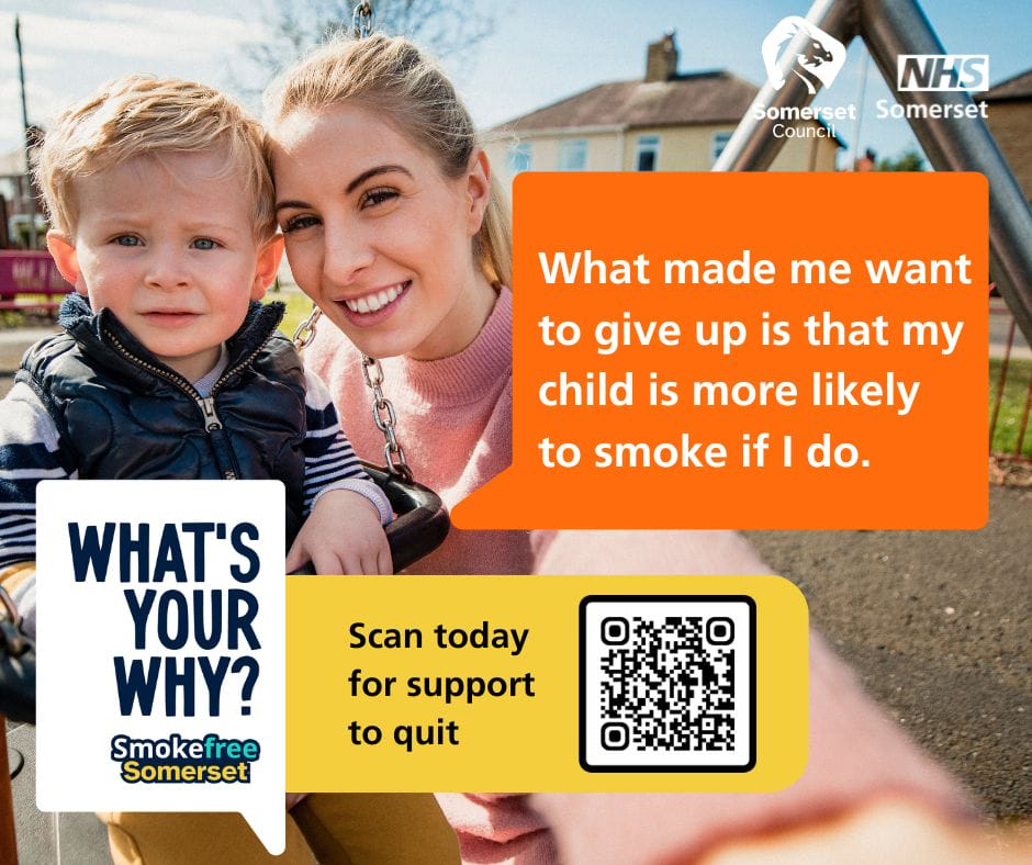 West Mendip Primary Care Network (@westmendippcn) on Twitter photo āĀ What would convince you to cut down or give up smoking?
Get advice and support from Somersetās stop-smoking serviceĀ here šĀ smokefreesomerset.org.uk
#SmokeFreeSomerset
---
<a href="/NHSSomerset/">NHS Somerset</a> <a href="/SomersetCouncil/">Somerset Council</a> <a href="/HealthySomerset/">Healthy Somerset</a> āĀ What would convince you to cut down or give up smoking?
Get advice and support from Somersetās stop-smoking serviceĀ here šĀ smokefreesomerset.org.uk
#SmokeFreeSomerset
---
<a href="/NHSSomerset/">NHS Somerset</a> <a href="/SomersetCouncil/">Somerset Council</a> <a href="/HealthySomerset/">Healthy Somerset</a>