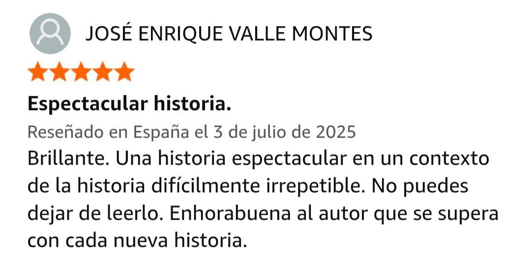 Sebastián G. Sancho (@sebastiangsanch) on Twitter photo Reseña en Amazon de #DOPPELGÄNGER . ¡Gracias!
Un soldado sin memoria, un experimento nazi y un reflejo imposible. Viajes en el tiempo, suspense, locura y un final que no verás venir.
Ya en librerías.
★edicionestyt.com/products/doppe…
★amzn.eu/d/4FzgCur
<a href="/Edicionestyt/">Ediciones t&t</a> #Novela Reseña en Amazon de #DOPPELGÄNGER . ¡Gracias!
Un soldado sin memoria, un experimento nazi y un reflejo imposible. Viajes en el tiempo, suspense, locura y un final que no verás venir.
Ya en librerías.
★edicionestyt.com/products/doppe…
★amzn.eu/d/4FzgCur
<a href="/Edicionestyt/">Ediciones t&t</a> #Novela