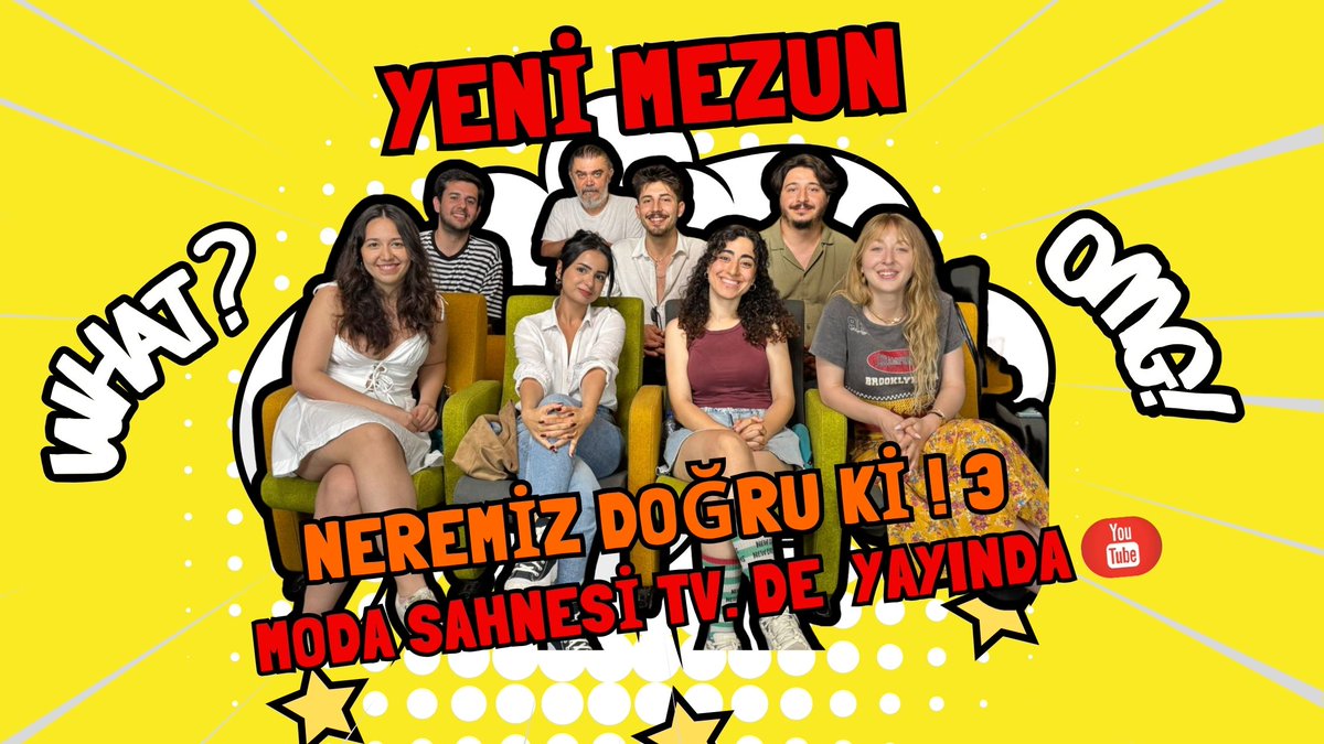 Türkiye'deki bazı üniversitelerin tiyatro bölümlerinden yeni mezun olan tiyatrocularla, okul süreçlerini ve gelecek planlarını konuştuk. moda sahnesi YouTube kanalında yayında.
youtu.be/zg9Iyj0RDjM