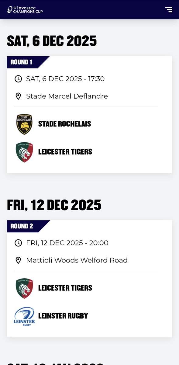 RugbyTigers's tweet image. Well that's shit